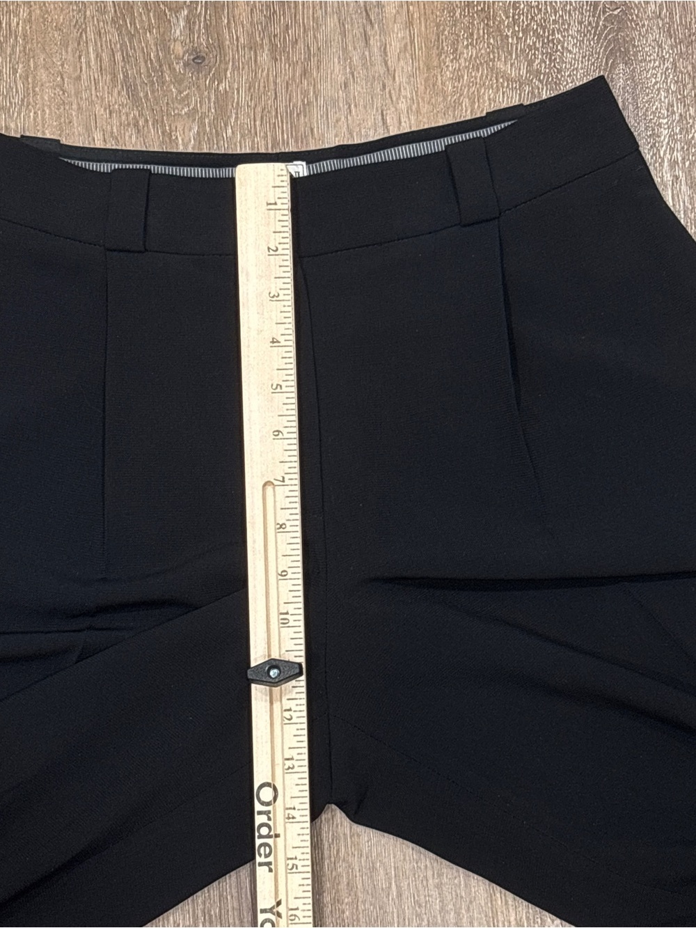 Armani Collezioni Black Wide Leg Pleated Trousers Pants Italy 10 - Picture 9 of 15